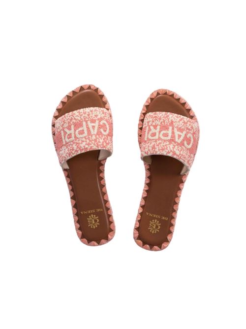 Sandalo Donna rosa con tomaia in perle di vetro DE SIENA | 77DS451CAPRI